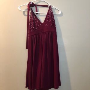 Maroon dress. BNWT